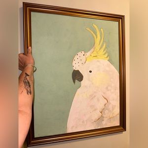 Large Bird Wall Painting Art